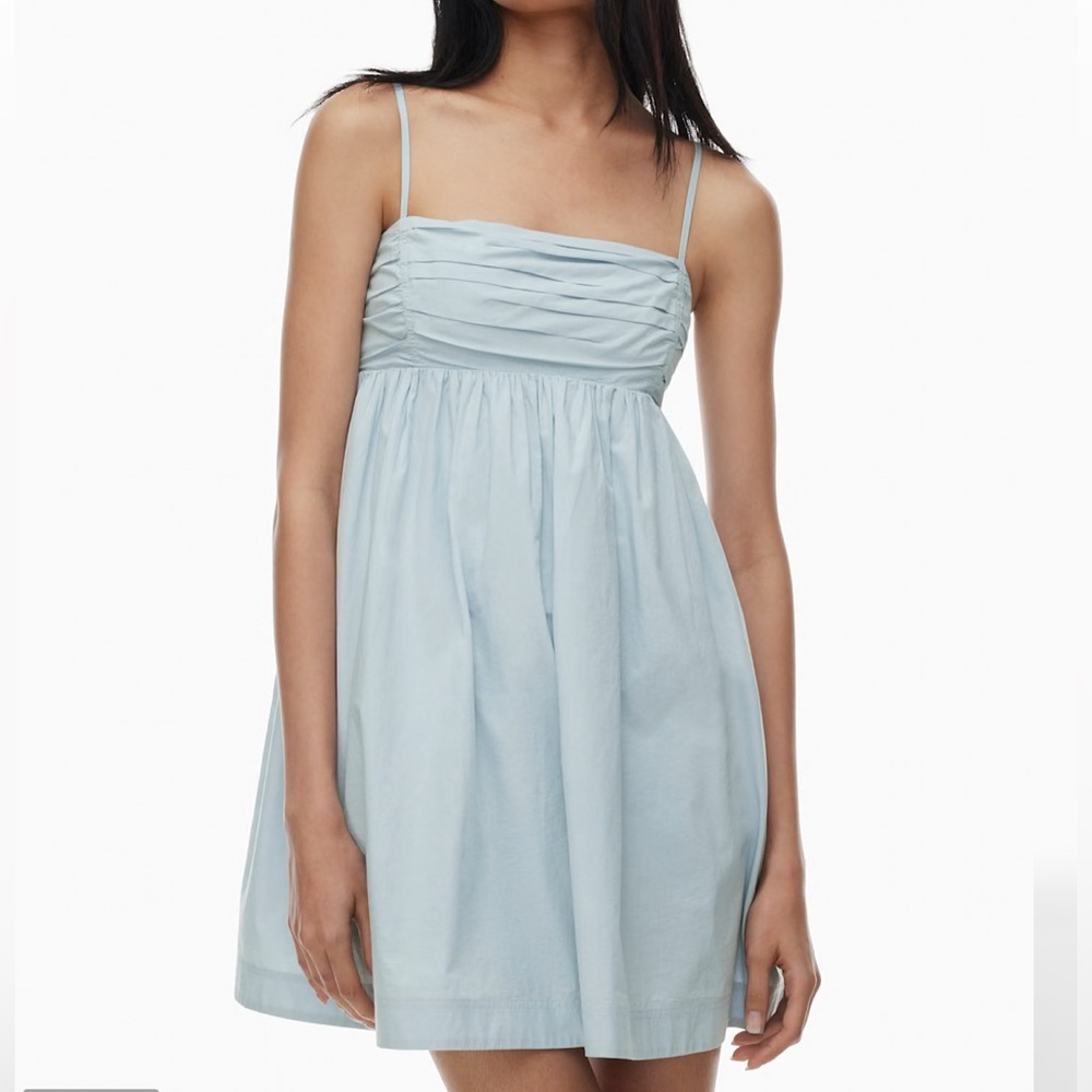 Elegant Light Blue Women's Dress